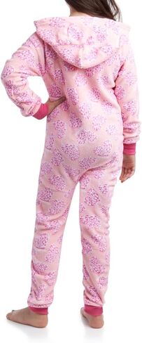 لباس داخلي للفتيات من شركة Limited Too - لباس داخلي من الصوف المخملي على شكل وحيد القرن مع غطاء رأس ثلاثي الأبعاد (الحجم: 7-16) in Kuwait