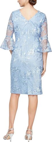 Alex Evenings Women's Short Shift Dress W/Bell Sleeves (Petite and Regular Sizes) in Saudi Arabia