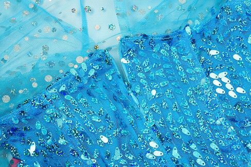 reliparty Little Girls Snow Princess Dress Costume, Blue in Kuwait