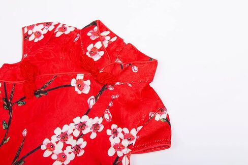 Mud Kingdom Little Girls' Short Sleeves Tutu Dresses Chinese Qipao in Saudi Arabia