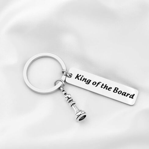 POTIY Chess Gift King/Queen of The Board Game Keychain Chess Keychain for Chess Player Chess Lover Chess Master in Saudi Arabia