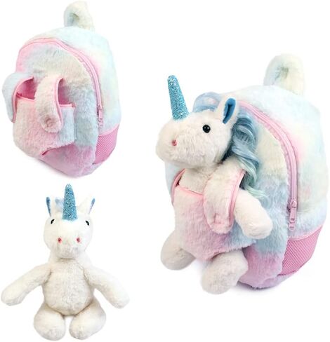 Funday Long Hair Unicorn Kids Backpack with Removable Wheel backpack for girls and boys in Saudi Arabia
