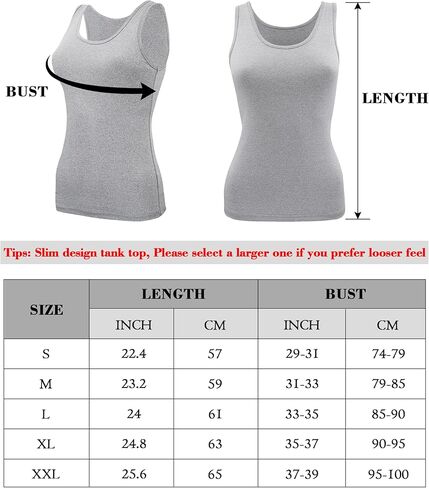BQTQ 3 قطع من القمصان الأساسية بدون أكمام للسيدات بدون أكمام، قمصان داخلية للسيدات in Kuwait