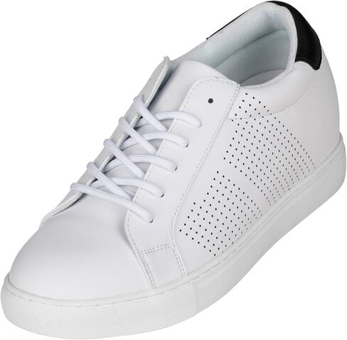 CALTO Men's Invisible Height Increasing Elevator Shoes - Lightweight Lace-up Casual Fashion Sneakers - 2.6 Inches Taller in Saudi Arabia