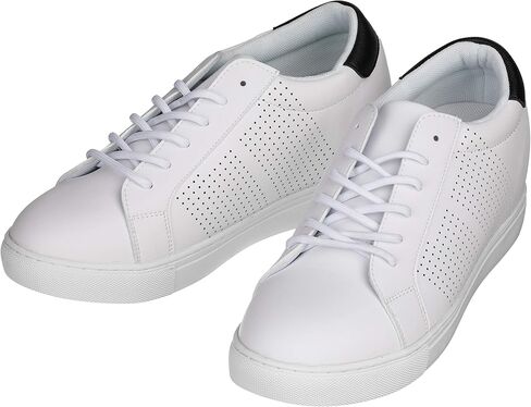 CALTO Men's Invisible Height Increasing Elevator Shoes - Lightweight Lace-up Casual Fashion Sneakers - 2.6 Inches Taller in Saudi Arabia
