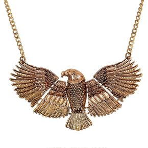 PAICO Zinc Alloy Delicate Golden Hawk Eagle Necklace 21 Inches in Saudi Arabia