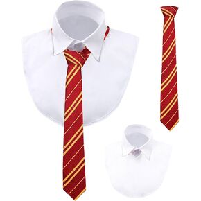 مجموعة ربطات العنق والأطواق المزيفة من WATCPNO - ربطات عنق جديدة للبالغين مع ياقة مزيفة - إكسسوار أزياء الهالوين in Kuwait