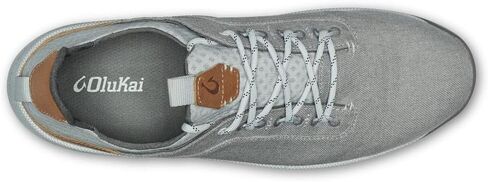 OLUKAI Nanea Li Men's Sneaker Shoes, Weather-Resistant & Breathable Canvas, Comfort Fit & Wet Grip Rubber Soles in Saudi Arabia