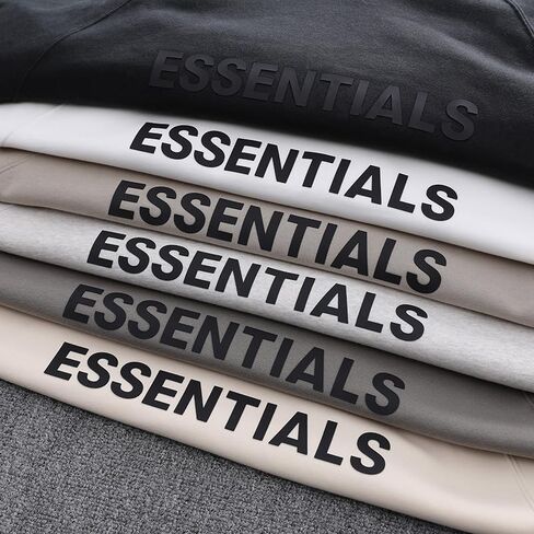 THE DINWEI NICE Teens Hoodie Hip Hop Hoodie ess Letters Hoodies Sweatshirt كاجوال بلوفر ملابس رياضية مع جيب (كاكي، M) in Saudi Arabia