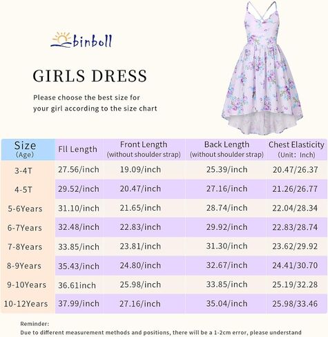 binboll Girls Dress Casual Clothes Above Knee Floral Printed Dresses Backless Summer Dresses in Kuwait