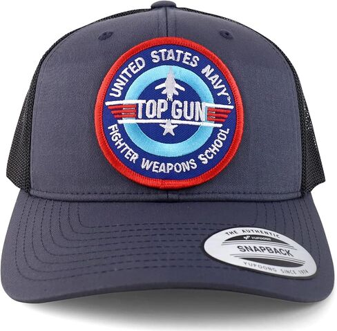 Armycrew US Navy TOPGUN Patch Retro Fit Trucker Mesh Cap in Kuwait