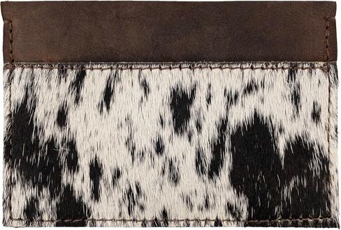 Western Leather Works, Minimalist Rodeo Wallet Handmade from Full Grain Leather, Compact Storage, ID Holder, Travel Accessory - Furry in Kuwait