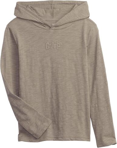 تي شيرت بغطاء رأس وأكمام جرافيك للأولاد من GAP in Kuwait