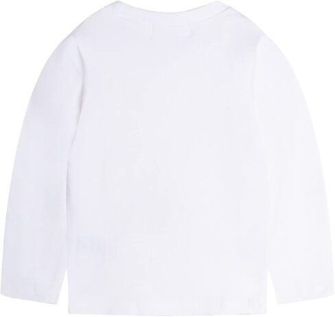 Mud Kingdom Boys Girls Long Sleeve T-Shirt Casual Jersey Cotton Basic Plain Tee Soft in Kuwait
