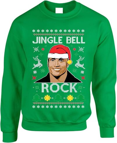 ALLNTRENDS سويت شيرت للبالغين Jingle Bell Rock عصري وحفلات عيد الميلاد القبيحة in Kuwait