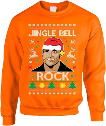 ALLNTRENDS سويت شيرت للبالغين Jingle Bell Rock عصري وحفلات عيد الميلاد القبيحة in Kuwait
