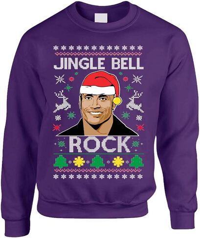 ALLNTRENDS سويت شيرت للبالغين Jingle Bell Rock عصري وحفلات عيد الميلاد القبيحة in Kuwait