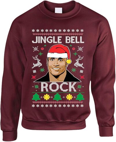 ALLNTRENDS سويت شيرت للبالغين Jingle Bell Rock عصري وحفلات عيد الميلاد القبيحة in Kuwait