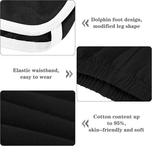 Motarto 3 Pack Women Cotton Sports Shorts Athletic Shorts Yoga Dance Summer Short Pants in Kuwait