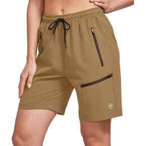 ChinFun Women's Stretch Cargo Shorts Lightweight Hiking Shorts Quick Dry Outdoor Shorts Water Resistant with 6 Pockets in Kuwait