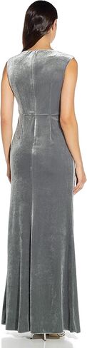 Adrianna Papell Women's Beaded Velvet Mermaid Gown in Saudi Arabia