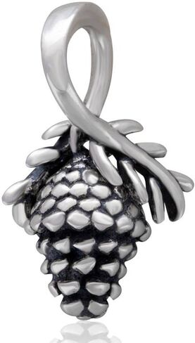 Choruslove 2024 Christmas Series Charms 925 Sterling Silver Fairy, Pinecone Beads, Xmas Charms fits European Style Bracelet, Gifts for Christmas Day/Women/Men in Saudi Arabia