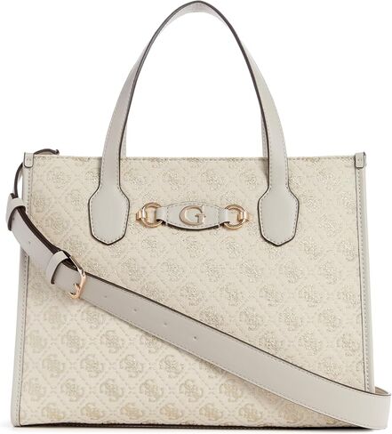 GUESS Izzy Double Compartment Tote, Dove Logo in Kuwait