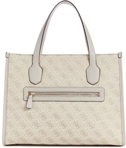 GUESS Izzy Double Compartment Tote, Dove Logo in Kuwait