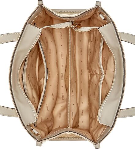 GUESS Izzy Double Compartment Tote, Dove Logo in Kuwait