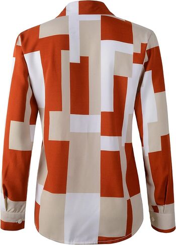 Beninos Women's Casual Blouses Long Sleeve Button Down Shirt in Saudi Arabia