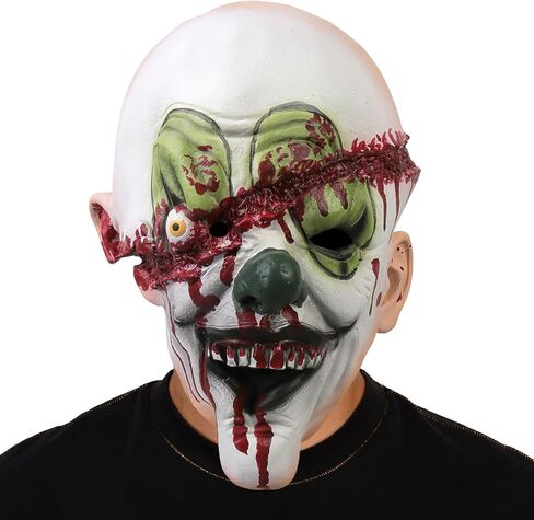 قناع المهرج المخيف من KJOCOS للكبار، قناع الجوكر القاتل للهالوين، قناع الهالوين للرجال in Kuwait