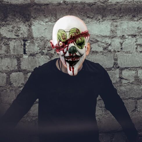 قناع المهرج المخيف من KJOCOS للكبار، قناع الجوكر القاتل للهالوين، قناع الهالوين للرجال in Kuwait