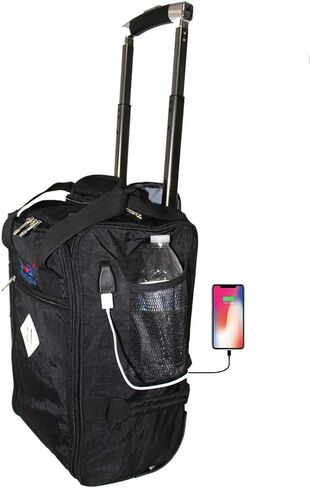 أمتعة شخصية متدحرجة مقاس 17 بوصة أسفل المقعد لشركة يونايتد إيرلاينز (أرجواني) in Kuwait