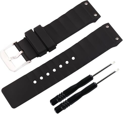 23mm Men's silicone watch strap compatible with Cartier W20121U2 Santos100 women's rubber watch chain Outdoor sports waterproof bracelet buckle in Saudi Arabia