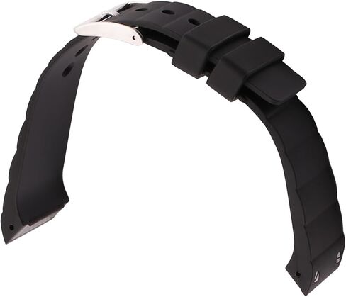 23mm Men's silicone watch strap compatible with Cartier W20121U2 Santos100 women's rubber watch chain Outdoor sports waterproof bracelet buckle in Saudi Arabia