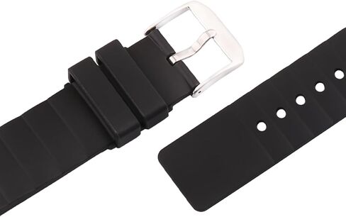 23mm Men's silicone watch strap compatible with Cartier W20121U2 Santos100 women's rubber watch chain Outdoor sports waterproof bracelet buckle in Saudi Arabia