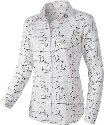Beninos Women's Casual Blouses Long Sleeve Button Down Shirt in Saudi Arabia