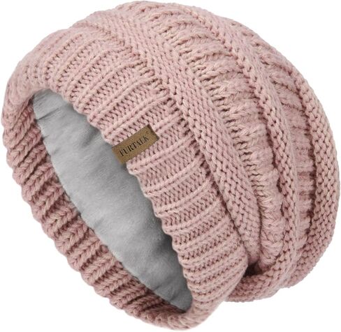FURTALK Winter Hats for Women Slouchy Fleece Lined Hats Thick Knitted Cap in Saudi Arabia