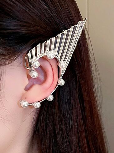 Elf Ear Cuffs Mermaid Earrings Accessories Fairy Earrings Elf Accessories Mermaid Costume in Saudi Arabia