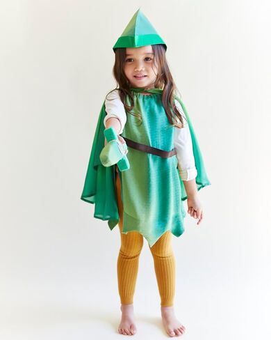 Sarah's Silks Green Tunic | Waldorf and Montessori Dress-ups for Imaginative Play in Kuwait