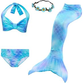 Kokowaii Fancy Girls' Mermaid Swimming Tail Sets in Saudi Arabia