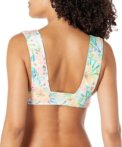 Billabong womens Sweet Tropics Reversible Plunge Bikini Top, Multi, X-Large US in Saudi Arabia