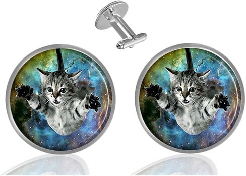 ecowcow Custom Classic Jewelry Tuxedo Shirt Gold Cufflinks Men's Unique Business Wedding Gifts in Kuwait