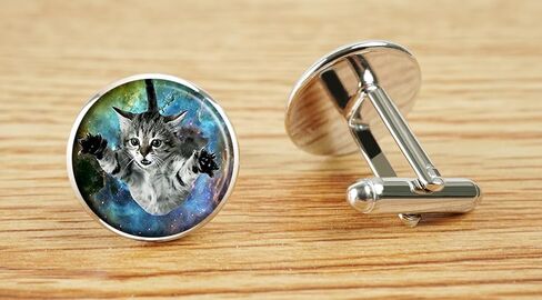 ecowcow Custom Classic Jewelry Tuxedo Shirt Gold Cufflinks Men's Unique Business Wedding Gifts in Kuwait