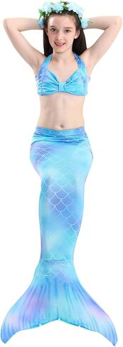 Kokowaii Fancy Girls' Mermaid Swimming Tail Sets in Saudi Arabia