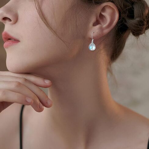 YFN 925 Sterling Silver Dangle Drop Earring Hypoallergenic Earring Jewelry Gift for Women Girls in Saudi Arabia