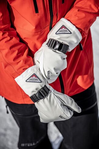Hestra Unisex Powder Gauntlet Mitt, Windproof, Leather Everyday Winter Wear, Alpine Skiing Mitten for Men & Women in Saudi Arabia