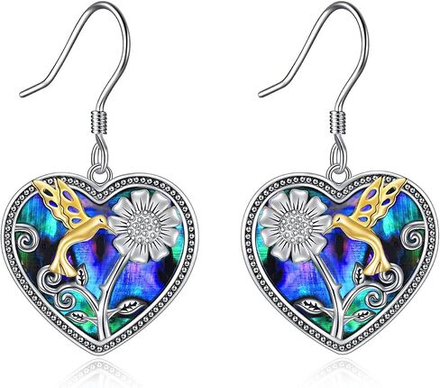 YFN 925 Sterling Silver Dangle Drop Earring Hypoallergenic Earring Jewelry Gift for Women Girls in Saudi Arabia