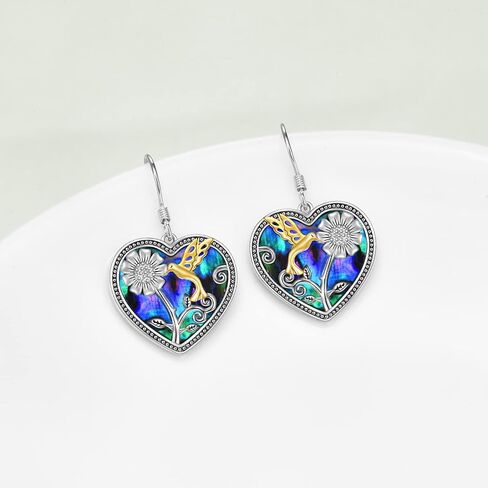 YFN 925 Sterling Silver Dangle Drop Earring Hypoallergenic Earring Jewelry Gift for Women Girls in Saudi Arabia