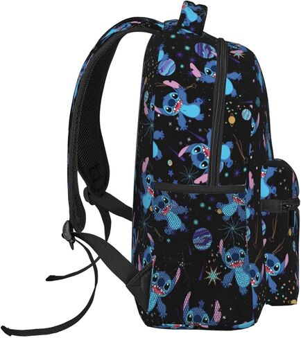 Pcoxeim 16 بوصة حقيبة ظهر كارتون أنيمي للجنسين حقيبة سفر خفيفة الوزن للكمبيوتر المحمول حقائب ظهر عادية للكمبيوتر المحمول in Kuwait